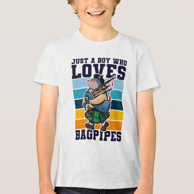 Camiseta Triblenda Graciosos Bagpipes (Anverso)