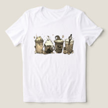 Graciosos cafés de Halloween