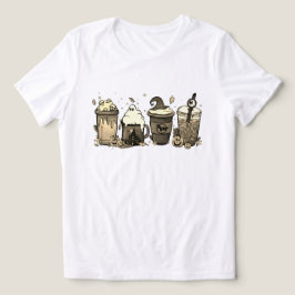 Camiseta Triblenda Graciosos cafés de Halloween