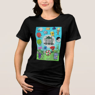Camiseta Triblenda Graciosos regalos de Posters de la demencia de la