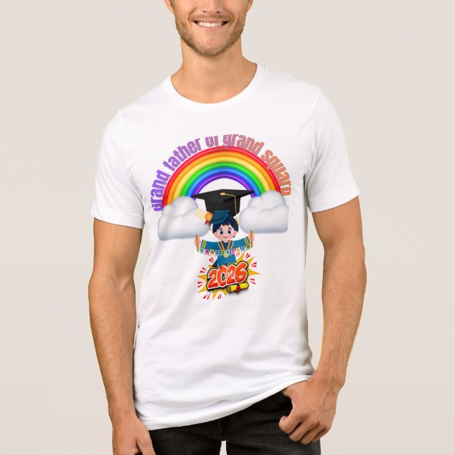 Camiseta Triblenda Grad Squad 2026 Rainbow Family Matching T-Shirt fo (Anverso)