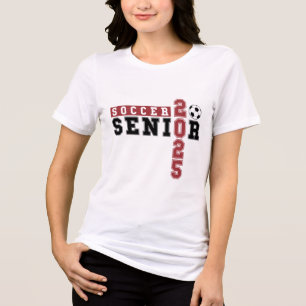 Camiseta Triblenda Graduación 2025 del Soccer Senior Night Soccer Sen