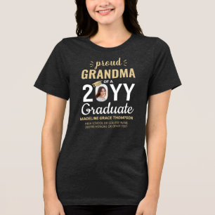 Camiseta Triblenda Graduación de la Abuela Orgullosa de Graduación de