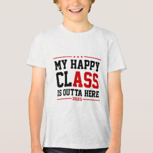Camiseta Triblenda Graduación Graduada Graduada Gratuita De 2025 Mi F