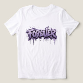 Camiseta Triblenda Graffiti Lavender Infinity "FOREVER"