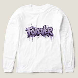 Camiseta Triblenda Graffiti Lavender Infinity "FOREVER"