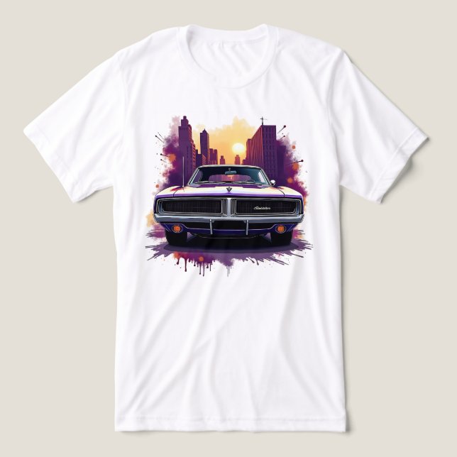Camiseta Triblenda Graffiti Muscle Car (Diseño delantero )