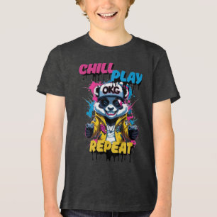 Camiseta Triblenda Gráfica amarilla de Guay Panda