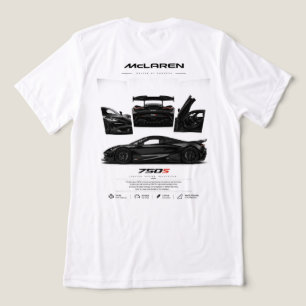 Camiseta Triblenda Gráfica de superdeportivo impresa