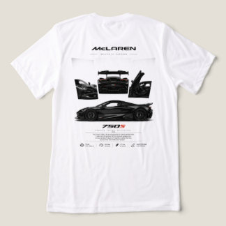 Camiseta Triblenda Gráfica de superdeportivo impresa