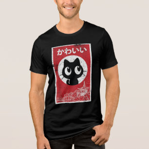 Camiseta Triblenda Gráfica divertida japonesa Kawaii Anime Gift