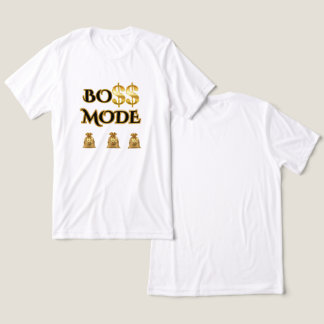 CAMISETA TRIBLENDA GRÁFICA MOTIVACIONAL DE HOMBRE ORO BLANCO TRABAJA