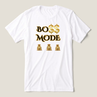 CAMISETA TRIBLENDA GRÁFICA MOTIVACIONAL DE HOMBRE ORO BLANCO TRABAJA