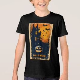 Camiseta Triblenda Gráfico de Halloween - Edición Limitada