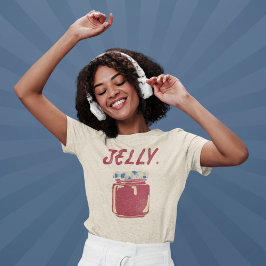 Camiseta Triblenda Gráfico de Jelly y Jam Jar Jar