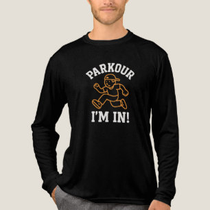 Camiseta Triblenda Gráfico de movimiento de Parkour Urbano