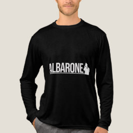 Camiseta Triblenda Gráfico de Silueta de Gangster Albarone - Blanco