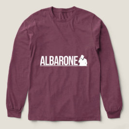 Camiseta Triblenda Gráfico de Silueta de Gangster Albarone - Blanco