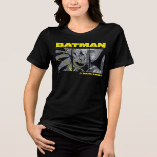 Camiseta Triblenda Gráfico de tres paneles de comic Batman