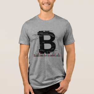 Camiseta Triblenda Gráfico de velas de volatilidad de Bitcoin Crypto 
