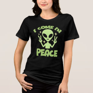 Camiseta Triblenda Gráfico de Vengo en Paz