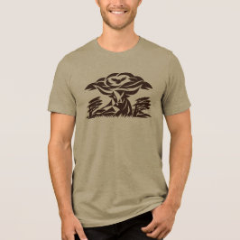 Camiseta Triblenda Gràfico del rancho occidental del águila de Texas
