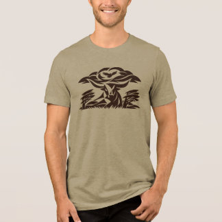 Camiseta Triblenda Gràfico del rancho occidental del águila de Texas 