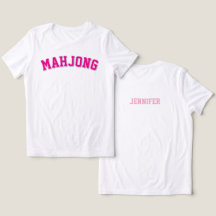 Gráfico Personalizado de Mahjong Varsity Rosa