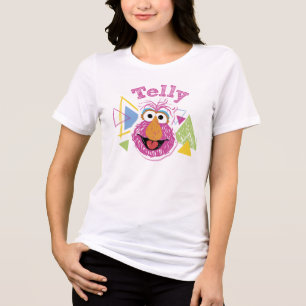 Camiseta Triblenda Gráficos Divertidos de Telly Monster