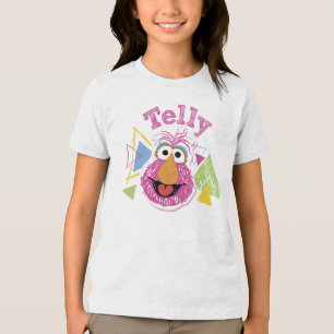 Camiseta Triblenda Gráficos Divertidos de Telly Monster