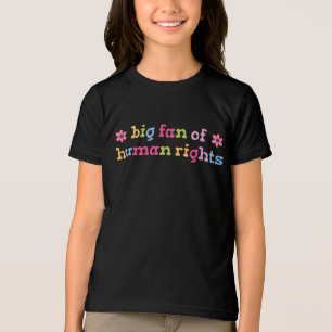 Camiseta Triblenda Gran partidario de los derechos humanos