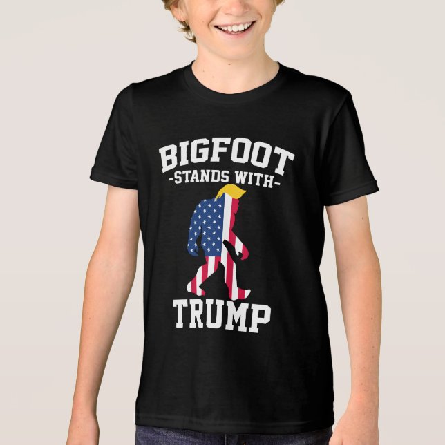 Camiseta Triblenda Gran pie de página con las elecciones de Trump de  (Anverso)