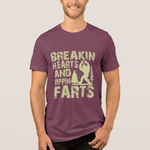 Camiseta Triblenda Gran pie Funny breakin Hearts & Rippin Farts Tee