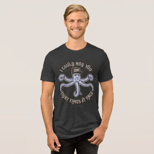 Camiseta Triblenda Gran poder: divertido Octopus Retro Tee