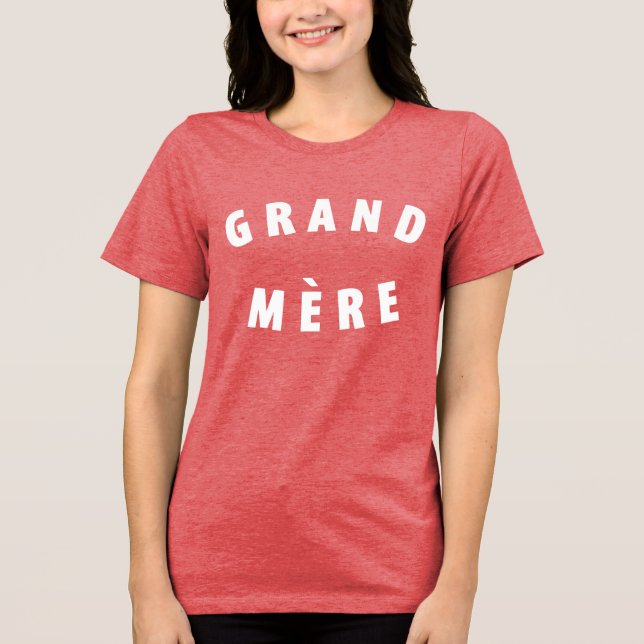 Camiseta Triblenda Grand-Mère / Abuela - Camiseta Tee clásica (Anverso)