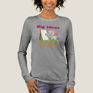 Camiseta Triblenda "Grandes Ideas, Pequeños Pasos" sueños de elefante