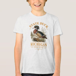 Camiseta Triblenda Grandes-Lagos Pato-de-Madera MI