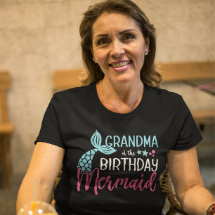 Camiseta Triblenda Grandma of the Birthday Mermaid – Mermaid Birthday