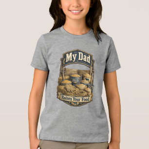 Camiseta Triblenda Granjero de ganado, etc.