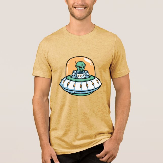 Camiseta Triblenda Graphic alien t-shirt  (Anverso)