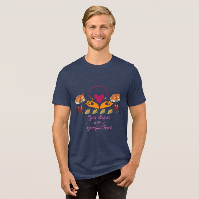Camiseta Triblenda Great thanks giving day (Anverso Completa)