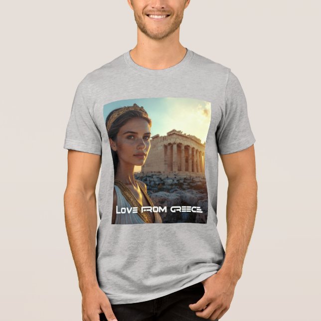 CAMISETA TRIBLENDA GREECE - ACROPOLIS (Anverso)