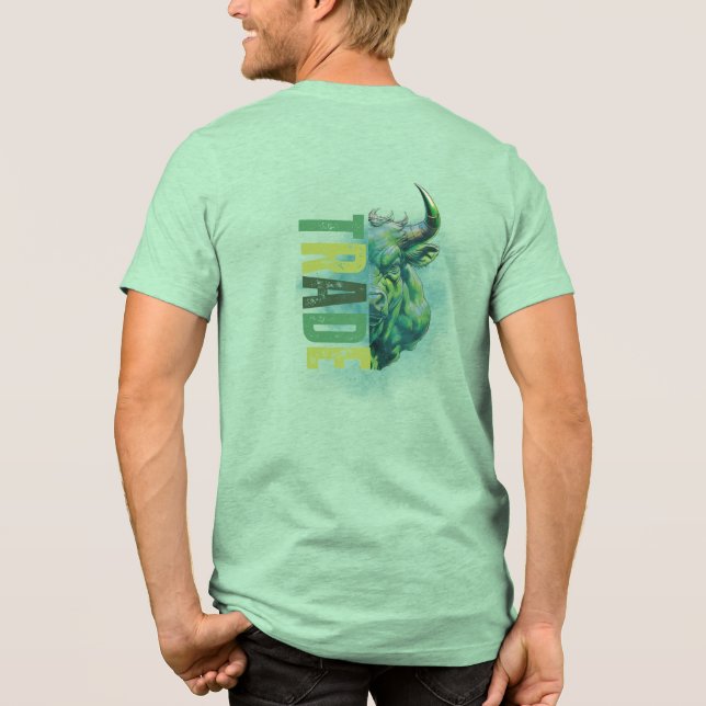 Camiseta Triblenda Green bull | Trade Design (Reverso )