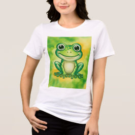 Camiseta Triblenda Green cute frog