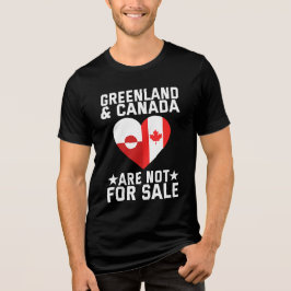 Camiseta Triblenda Greenland And Canada Are Not For Sale
