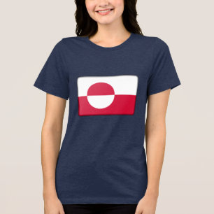 Camiseta Triblenda GREENLAND Personalizado clásico de regalo turístic