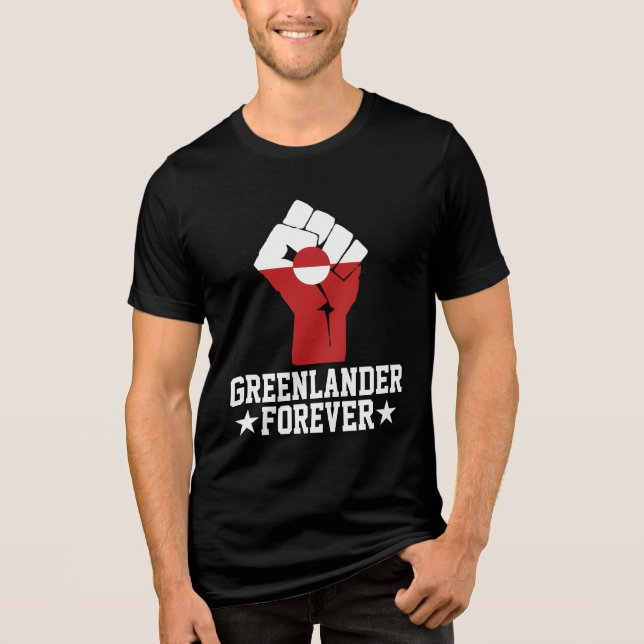 Camiseta Triblenda Greenlander Forever - Greenland Support (Anverso)