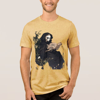 Camiseta Triblenda Grim Reaper Reading “Sweet Dreams”