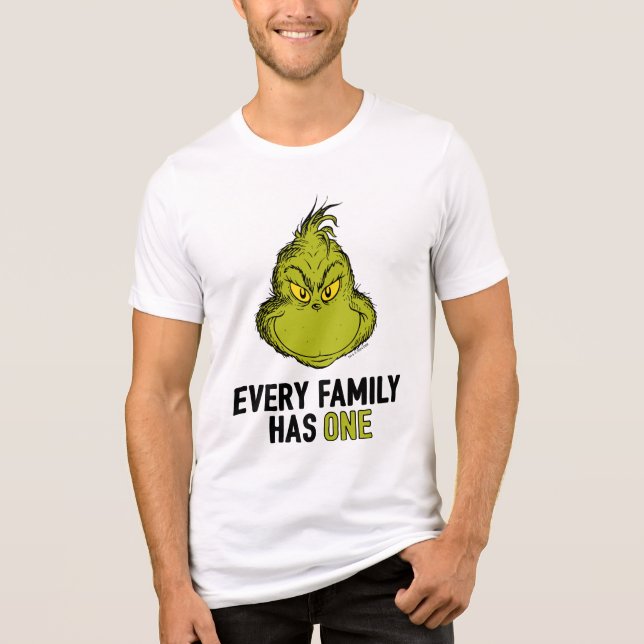 Camiseta Triblenda Grinch | Cada Familia Tiene Una (Anverso)