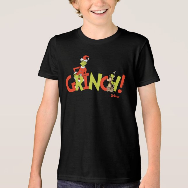 Camiseta Triblenda Grinch! Character Logo Graphic (Anverso)
